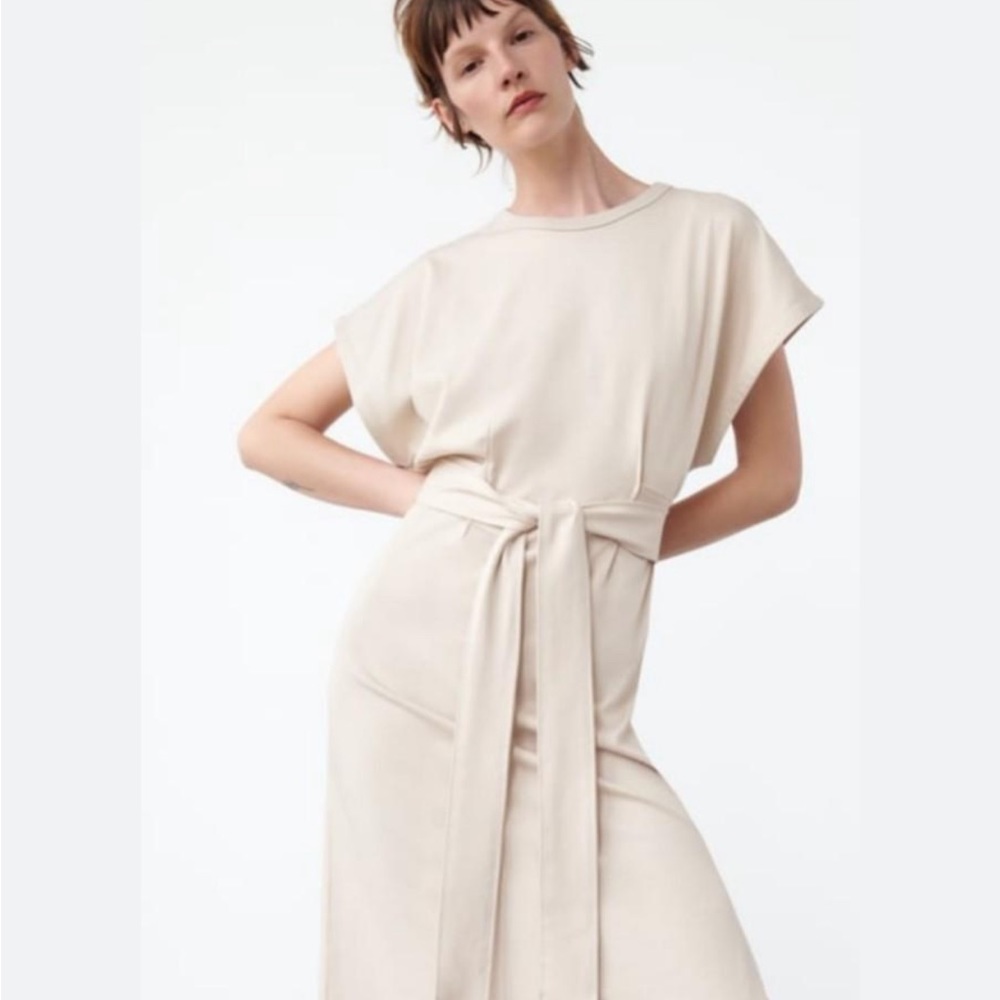 Zara NWT Tunic Dress with tie